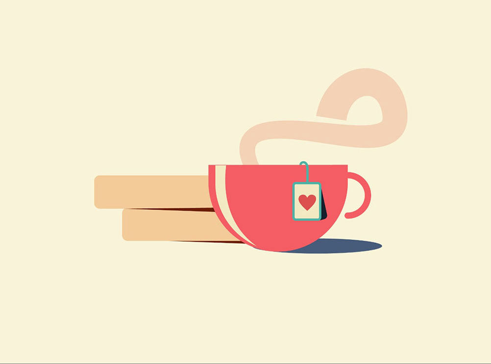 Buenos dia teacup illustration